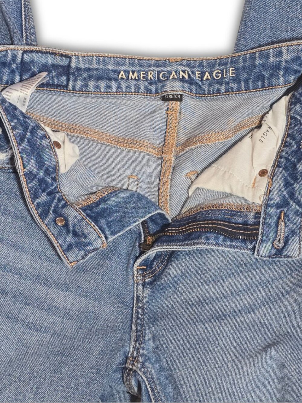 American Eagle Size 4 Straight Leg Distressed Mom Jean - Picture 3 of 6